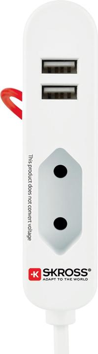 Produktbild Skross Travel Station (3 x, Typ 11, USB-A, 1.50 m)