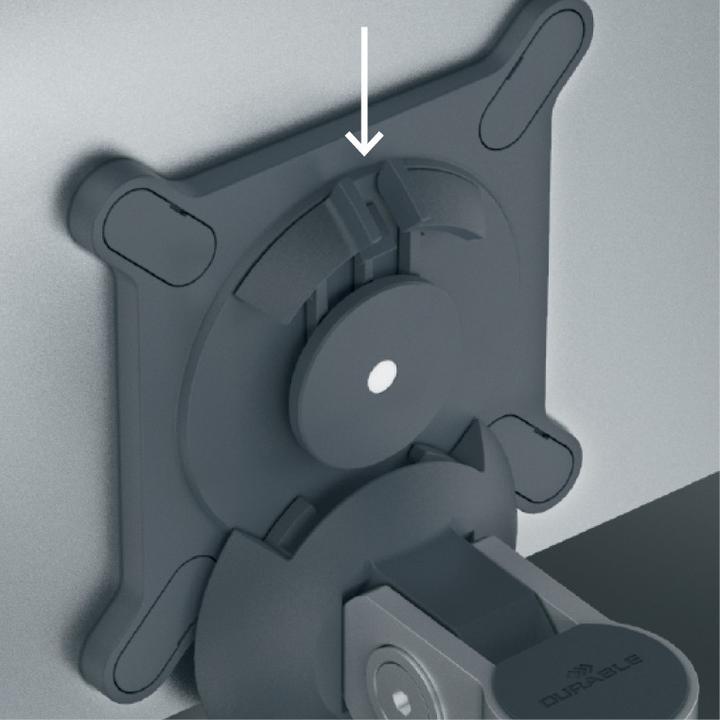 Actual product image Durable Monitor mount (Table, 27")