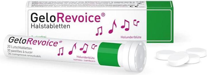 Produktbild GeloRevoice Halstabletten Holunder (20 Stück)