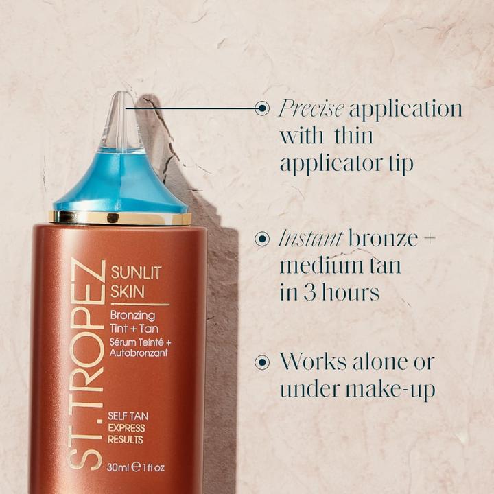 Produktbild St. Tropez - Sunlit Skin Tint + Tan Serum (Selbstbräunungsserum, 30 ml)