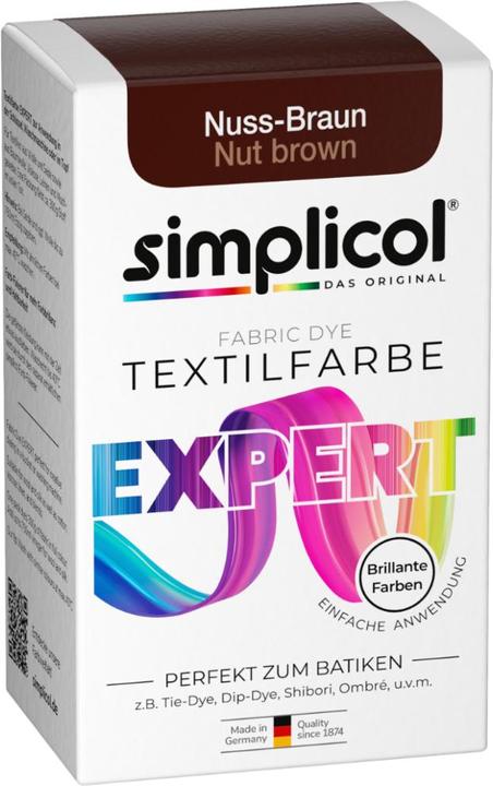 Produktbild Simplicol Textilfarbe expert (Nussbraun, 150 ml)