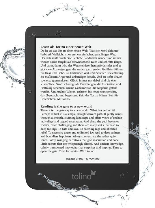 tolino Shine (6", 16 GB, Schwarz)