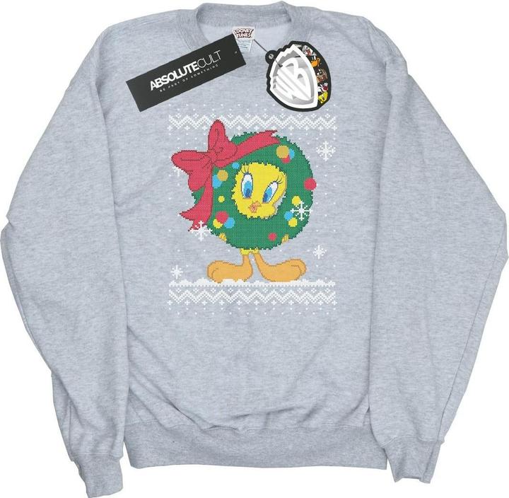 Looney Tunes Tweety Pie Christmas Fair Isle Sweatshirt