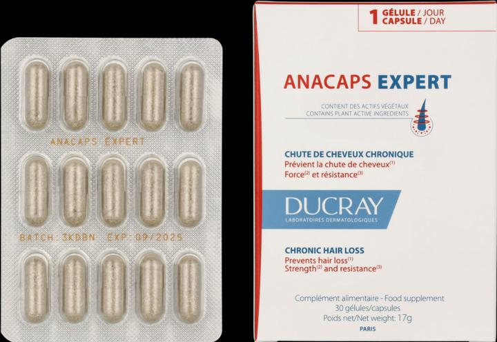 Produktbild Pierre Fabre Ducray Anacaps Experte, 30 Kapseln (Körperlotion)