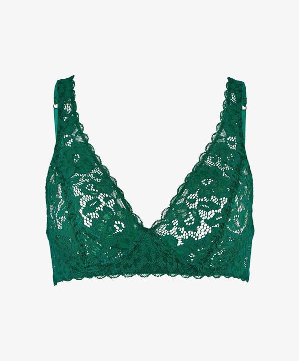 Actual product image Calida BH "Natural Comfort Lace" dunkelgrÃ¼n (Single pack, 80 A)