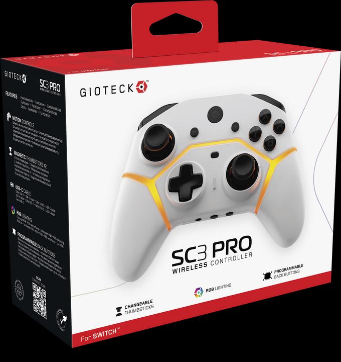 Produktbild Gioteck SC3 PRO Wireless Controller (Switch, PC, Switch Lite, Switch OLED)