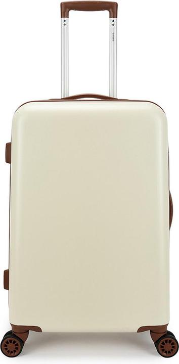 Ordentlicher Retro -Kooffer -Medium 67 cm Weiss (65 l)