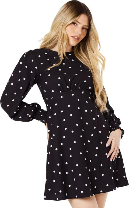 Immagine prodotto Dorothy Perkins Mini Abito A Pois Polsino Arricciato Donna (34 D)