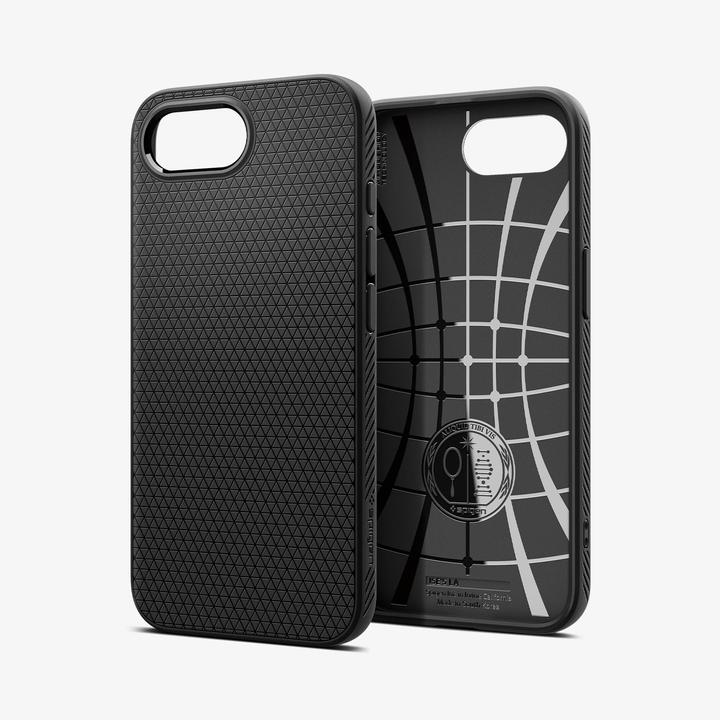 Produktbild Spigen Liquid Air iPhone SE(2025) Case - Matte Black (Apple iPhone 16e)