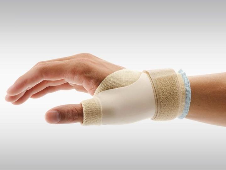 Omnimed Ortho Pollex Lok Mittelhand-Daumenschiene links hautfarbig (M)