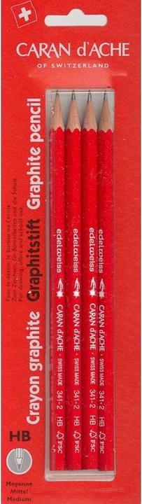 Productafbeelding Caran d'Ache Edelweiss Graphitstift im Blister (0.50 mm, HB, 4 x)