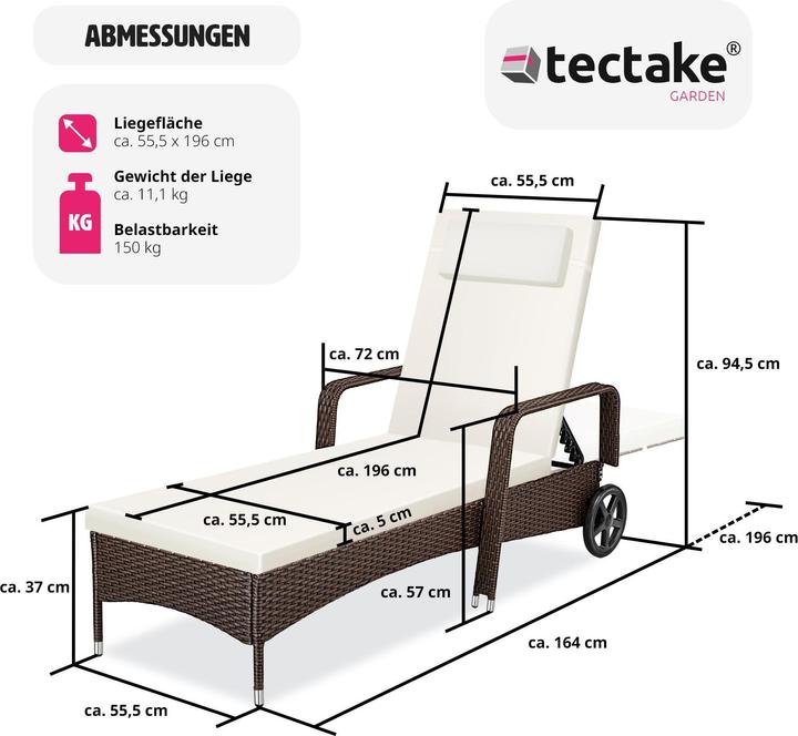 Image du produit tectake cassis (196 cm)