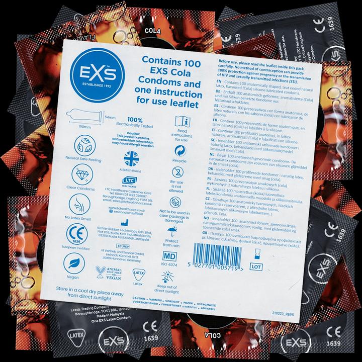 Actual product image EXS Cola Flavour (100 pcs.)