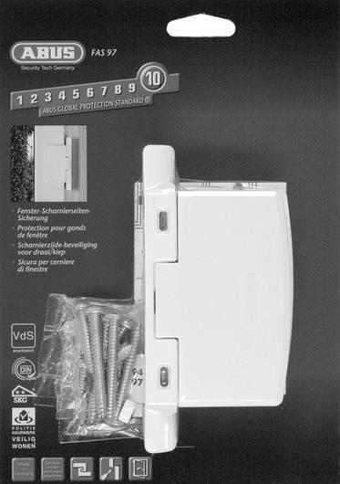 Image du produit Abus Sécurité pour fenêtres FAS 97 W SB