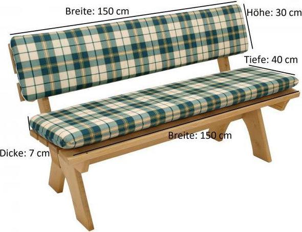Image du produit Degamo Set d'appui BOSTON pour banc 2 pièces