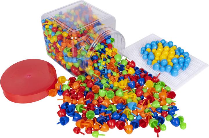 Produktbild Quercetti Insert Mosaic Pins Nachfüllbox gemischt