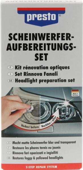Actual product image Presto Repair kit