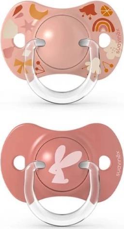 Immagine prodotto Suavinex Tettarelle fisiologiche Sxpro Silicon 0-6m, rosa, 2 pezzi (2 x, fino a 6 M.)