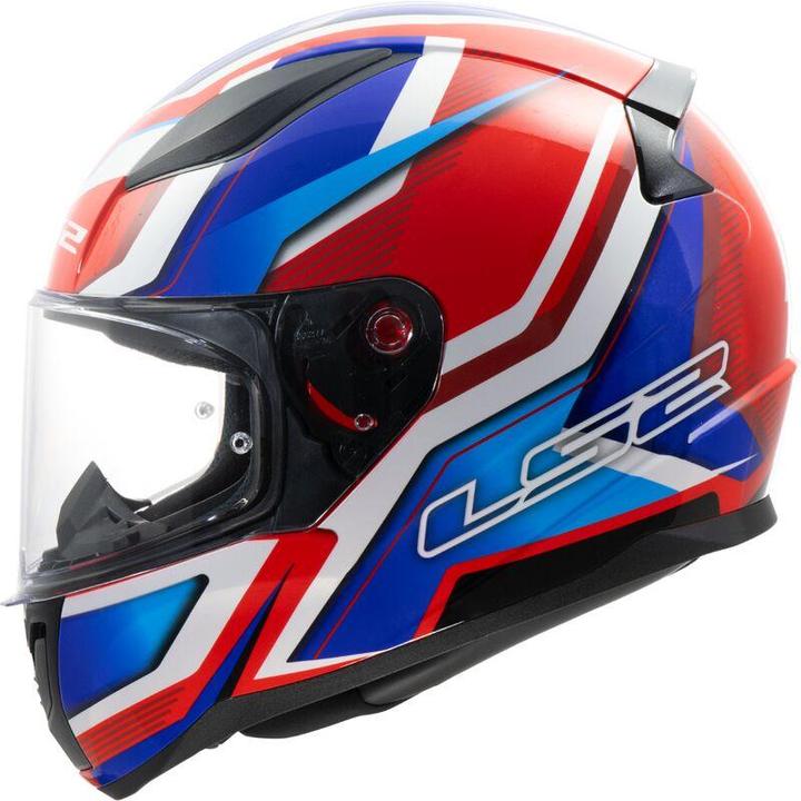 Produktbild LS2 FF353 RAPID II FLITZ Integralhelm weiss-blau-rot 3XL (3XL)