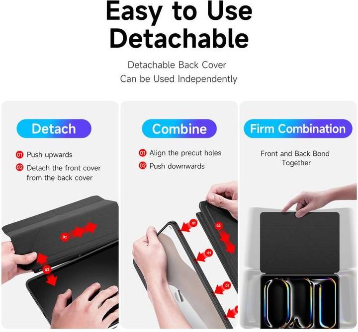 Actual product image Dux Ducis Magi Series Bookover (iPad 10.2 (2020), IPad 10.2 (2021), iPad 10.2 2019)