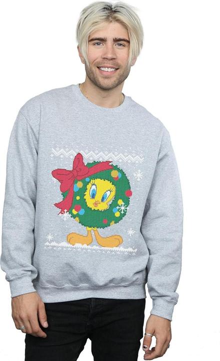 Immagine prodotto Looney Tunes Tweety Pie Christmas Fair Isle Felpa Uomo (S)