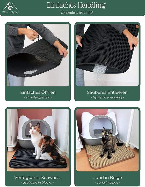 Image du produit Pfotenolymp Tapis de litière pour chat