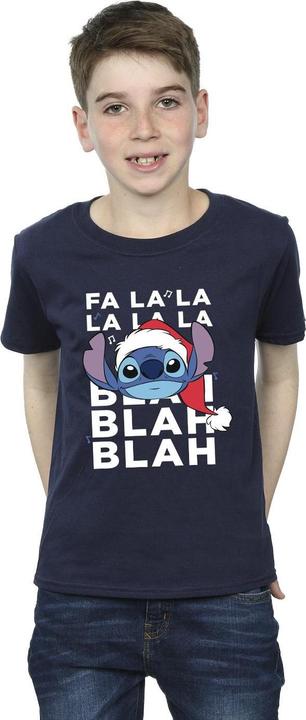 Immagine prodotto Disney Lilo And Stitch Christmas Blah Blah Blah Maglietta Ragazzi (140, 146)