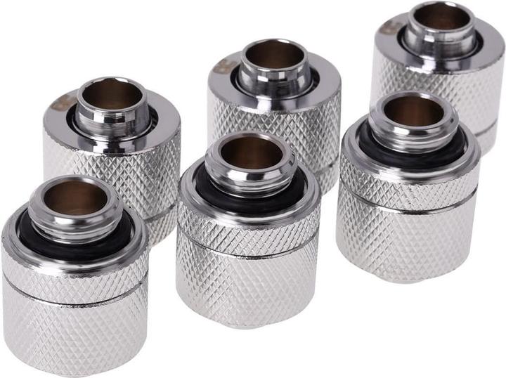 Alphacool HF 13/10 Screw-on nozzle G1/4 - Chrome Sixpack