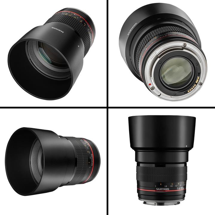 Produktbild Samyang MF 85mm F1,4 AS IF UMC Canon EF AE (Canon EF, Vollformat, APS-C / DX)