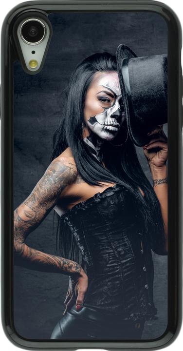 Actual product image PhoneLook Cover Hybrid Armor Black Halloween 22 Tattooed Girl (Apple iPhone XR)