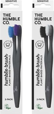 Actual product image The Humble Co. Vegetable toothbrush, soft, mix colours (Soft, 2 x)