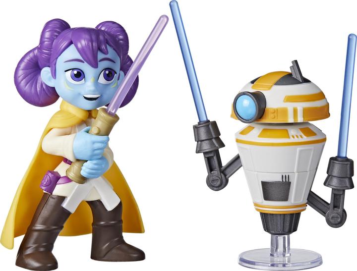 Immagine prodotto Hasbro Duello con spada laser pop-up, figure di Lys Solay e droide addestratore (scala 10 cm), Star Wars S