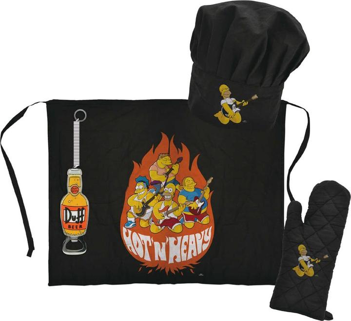 Immagine prodotto United Labels Set da cucina dei Simpson con apribottiglie Hot and Heavy