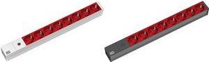 Actual product image Bachmann 19" 8-way power strip Fine-wire fuse