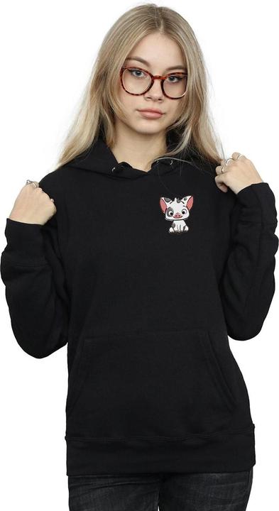 Actual product image Disney Womens/Ladies Moana Pua The Pig Breast Print Hoodie (S)