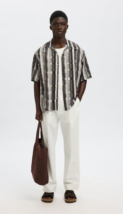 Actual product image Selected Homme Gemustertes Kurzarmhemd (S)