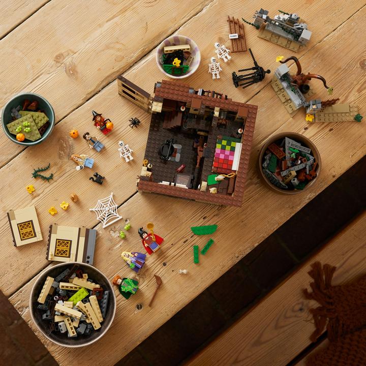 Actual product image LEGO Disney Hocus Pocus: The Sanderson Sisters' Cottage (21341, LEGO Ideas, LEGO Rare Sets)