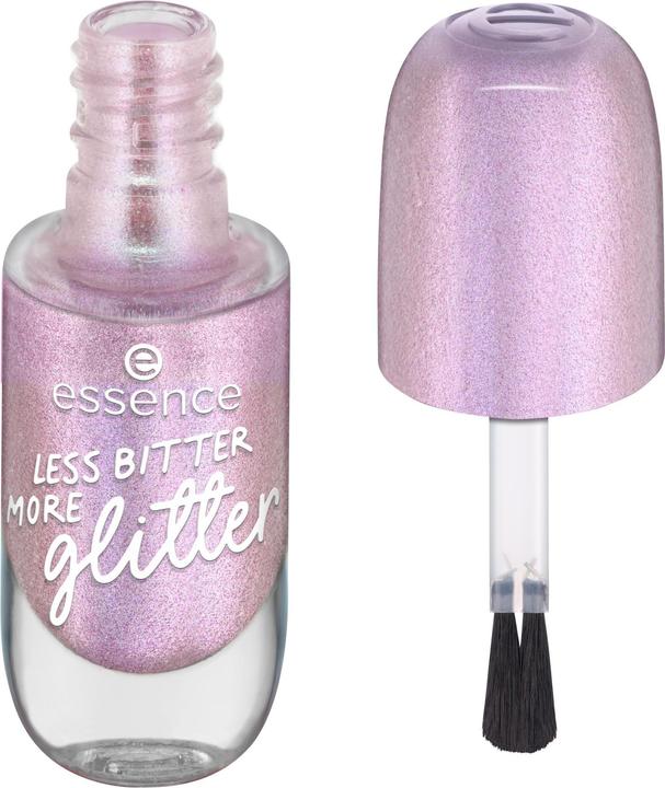 Produktbild essence gel nail colour (58 Less bitter more glitter, Gel-Effekt Nagellack)