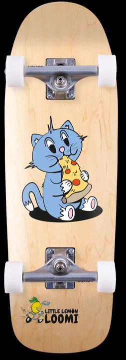 Actual product image Little Lemon Loomi Loomi Boards Corkgrip, Pizza Cat (24.80")