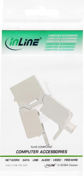 Actual product image InLine Keystone RJ45 socket with LSA insert