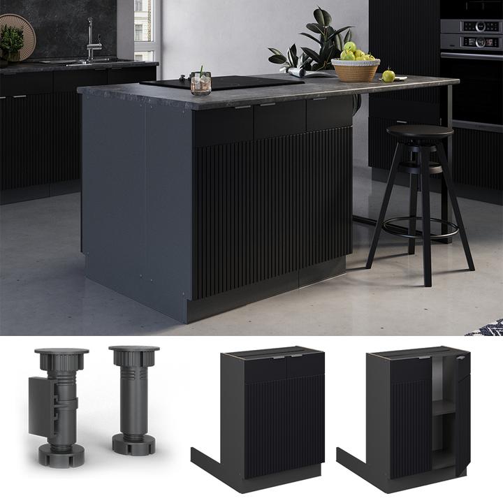 Actual product image Vicco Kücheninsel Fame-Line (30 x 60 x 82 cm)