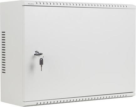 Produktbild Lanberg Nástěnná jednodílná skříň 19", 4U+3U/540x200, (dodávané složené), nízkoprofilová, plné dveř (10.86 HE, 19 Zoll Rack)