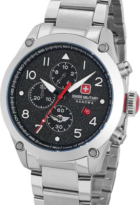 Produktbild Swiss Military Hanowa SMWGI2101501 Nightflighter Chrono 44mm (Chronograph, 44 mm)