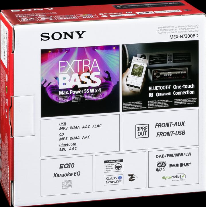 Produktbild Sony MEX-N7300BD (Apple Carplay)