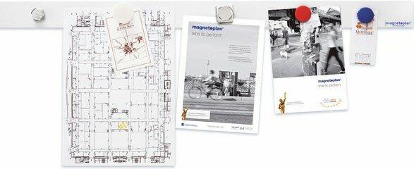Image du produit Magnetoplan MAGNETOWALL - Barre à rideaux murale (10 x)