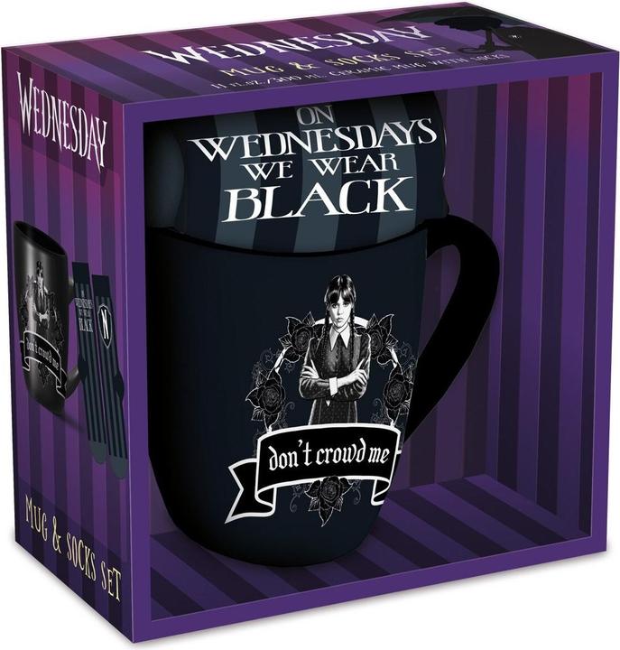 Actual product image Pyramid Wednesday Set Mug and Socks Wear Black (315 ml, 1 x)