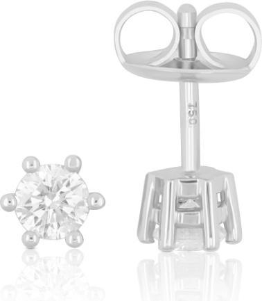Produktbild Muau Ohrstecker 6-Griff-Fassung (Weissgold 750)