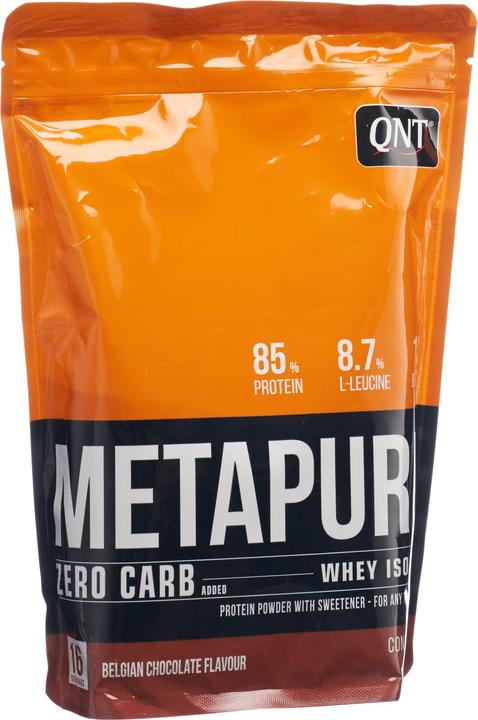 Actual product image QNT MetaPure Zero Carb (Belgian chocolate, 1 pcs., 480 g)