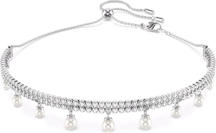 Immagine prodotto Swarovski x Ariana Grande Choker Kristallperle Rundschliff Weiss Rhodiniert (Metallo Swarovski)
