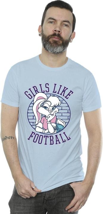Produktbild Looney Tunes Lola Bunny Girls Like Football TShirt (XXL)
